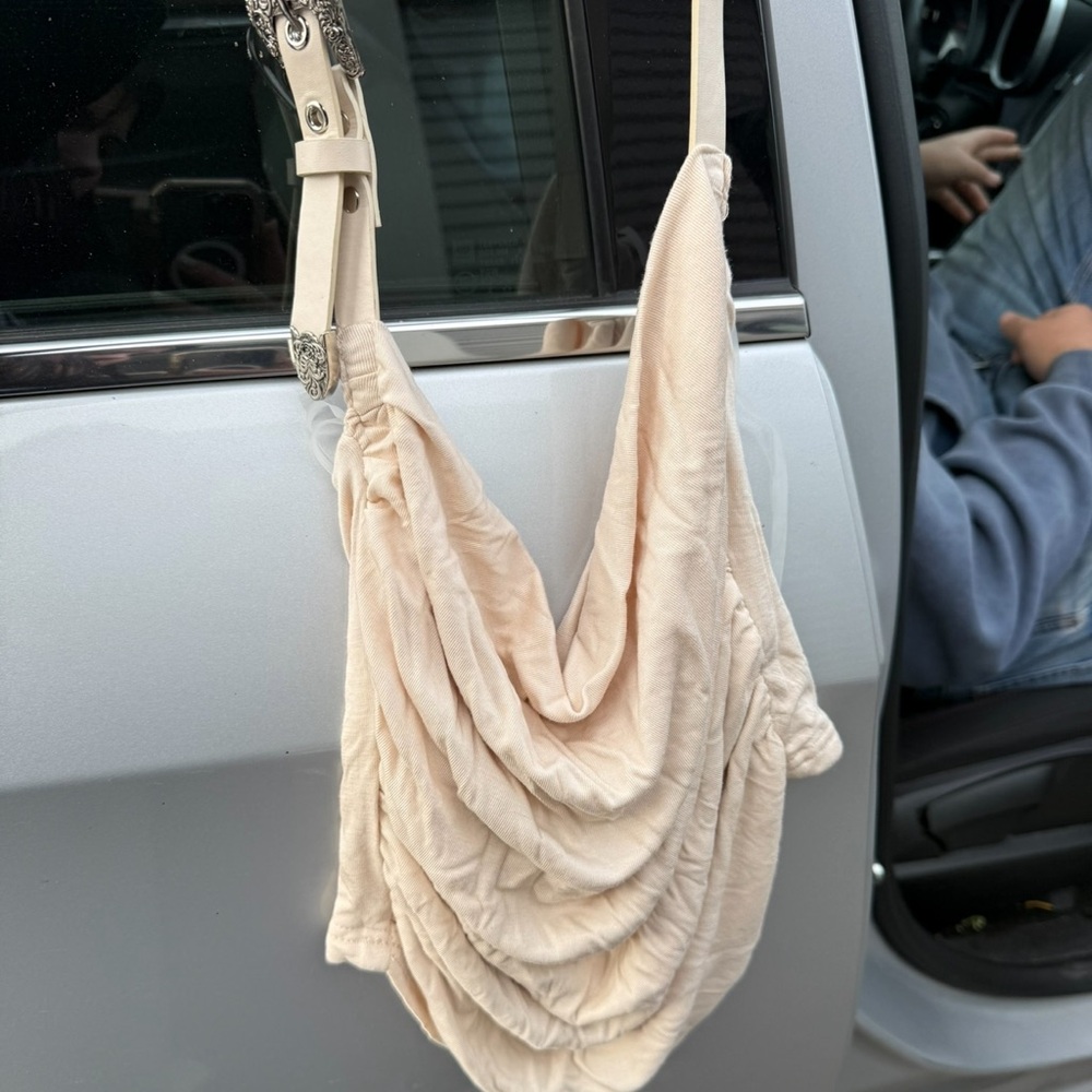 Windsor Cream Draped Crop Top